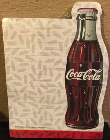 2113-1 € 3,00 coca cola notitieblokje afb fles